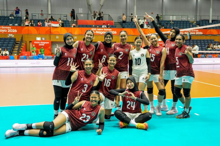 Asian Games 2026: Misi Timnas Voli Putri Indonesia Menang atas Taiwan demi Finis 5 Besar
