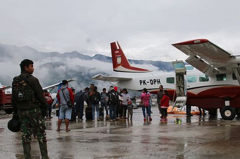 Pasca-kontak Senjata KKB dan TNI-Polri di Bandara Ilaga Papua, Maskapai Hentikan Penerbangan