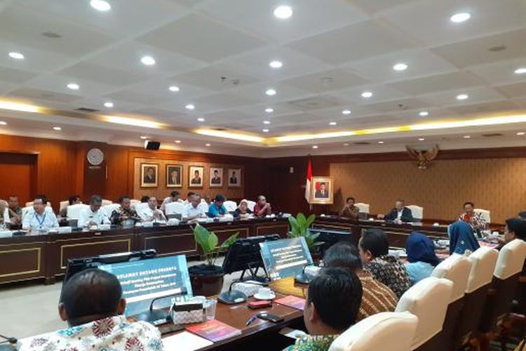 Kickoff Meeting Pilot Project Manajemen Kinerja PNS berdasarkan PP Nomor 30 Tahun 2019 tentang Penilaian Kinerja PNS di Kementerian PANRB Jakarta, Selasa (3/12/2019).