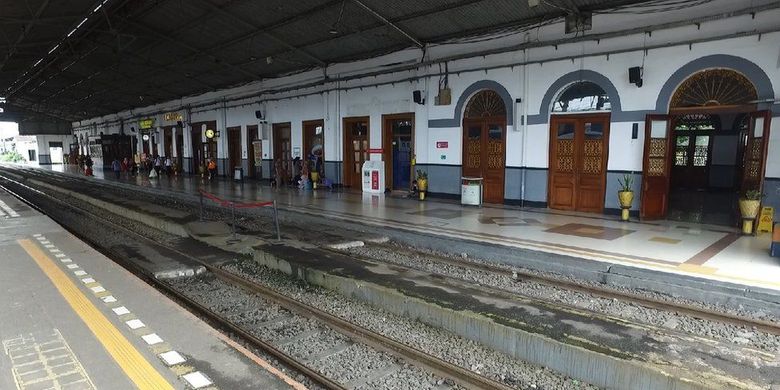 Peron Stasiun Bogor pada Februari 2020. 