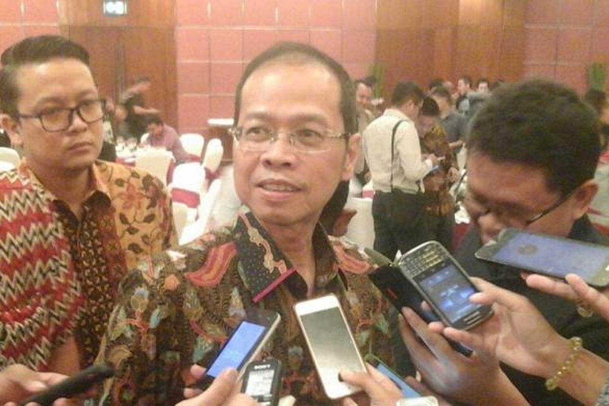 Direktur Utama PT Bank BJB Tbk, Ahmad Irfan di Jakarta, Rabu (15/6/2016).