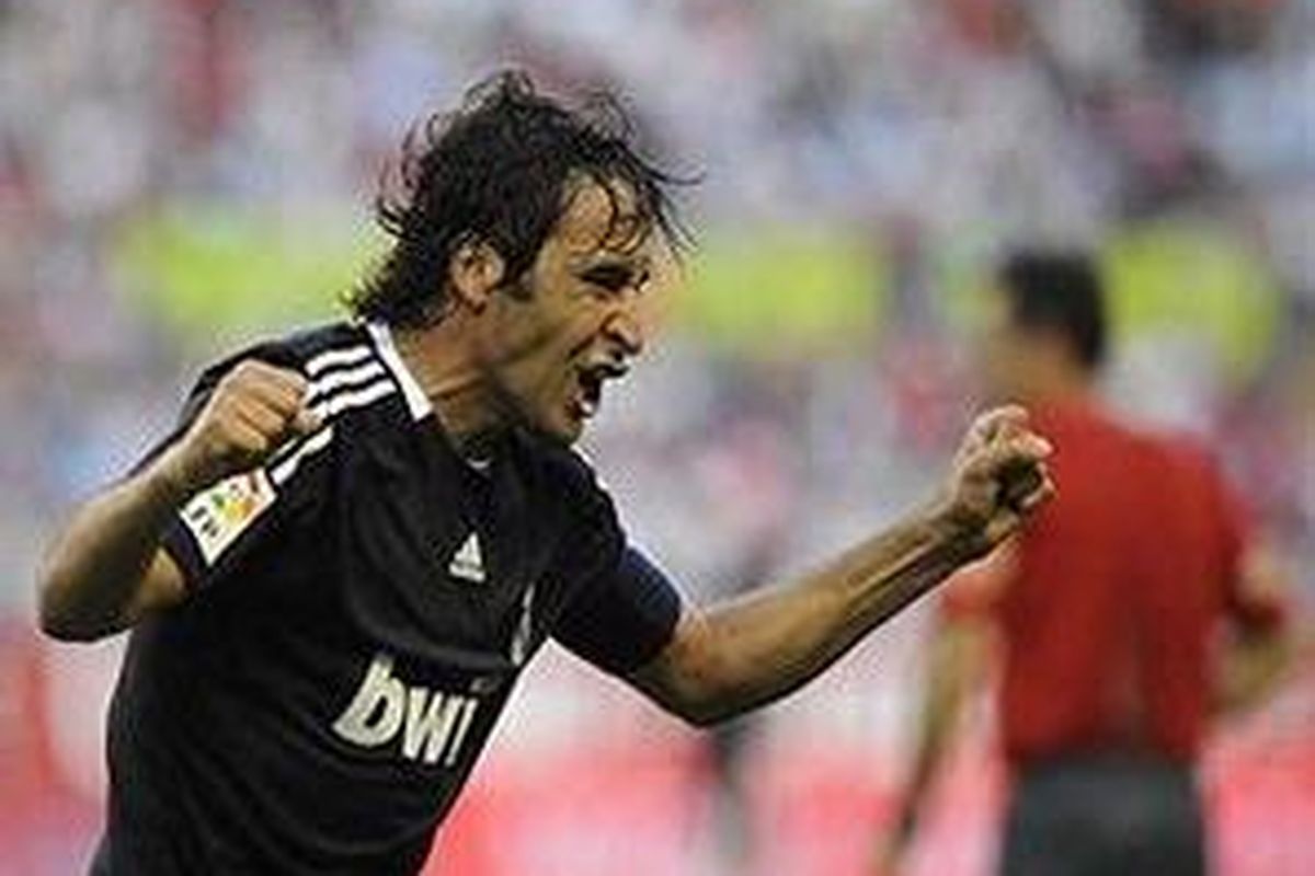 Kapten Real Madrid, Raul Gonzalez.
