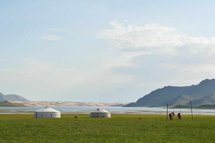 Ilustrasi suasana di Mongolia.