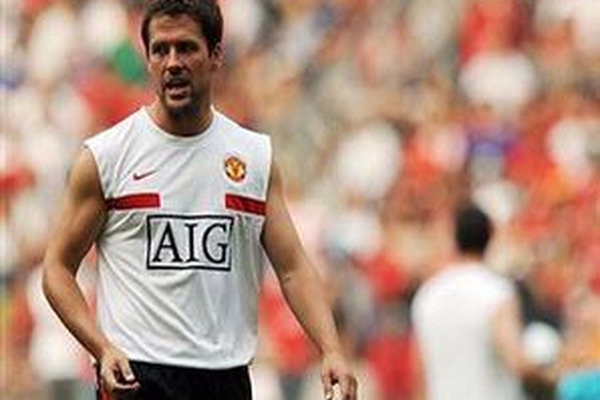 Penyerang Manchester United, Michael Owen.