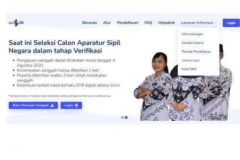 Fitur Baru SSCASN, Peserta Bisa Cek Jadwal Ujian, Ini Cara Aksesnya!