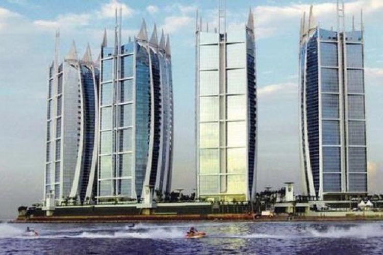 Apartemen Regatta berlokasi dekat dengan Pantai Mutiara, Jakarta Utara.