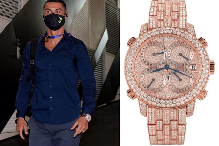 CR7 dengan jam tangan Jacob & Co H24 Four Time Zone