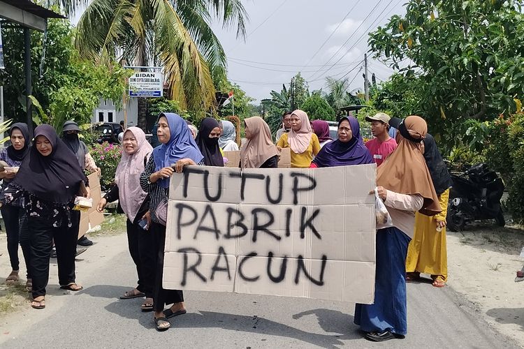 Kades Akui Pabrik yang Viral Digeruduk Warga Deli Serdang Pernah Kebocoran Limbah, Akibatkan Persawahan Rusak