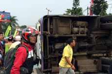 Ini Kronologi Tabrakan Beruntun di Puncak