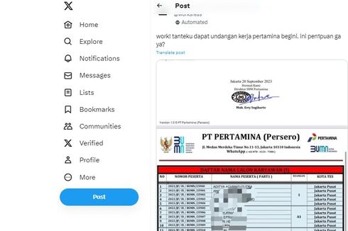 Waspada, Beredar Surat Rekrutmen Palsu Mengatasnamakan Pertamina