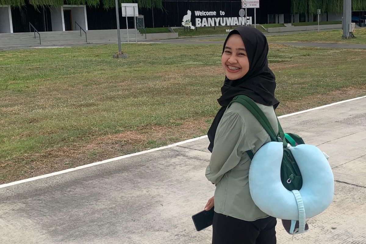 Karyawan swasta, Annisa Aulia (23), yang berencana untuk mudik ke Padang, Sumatera Barat, sebagai kejutan untuk orangtuanya.