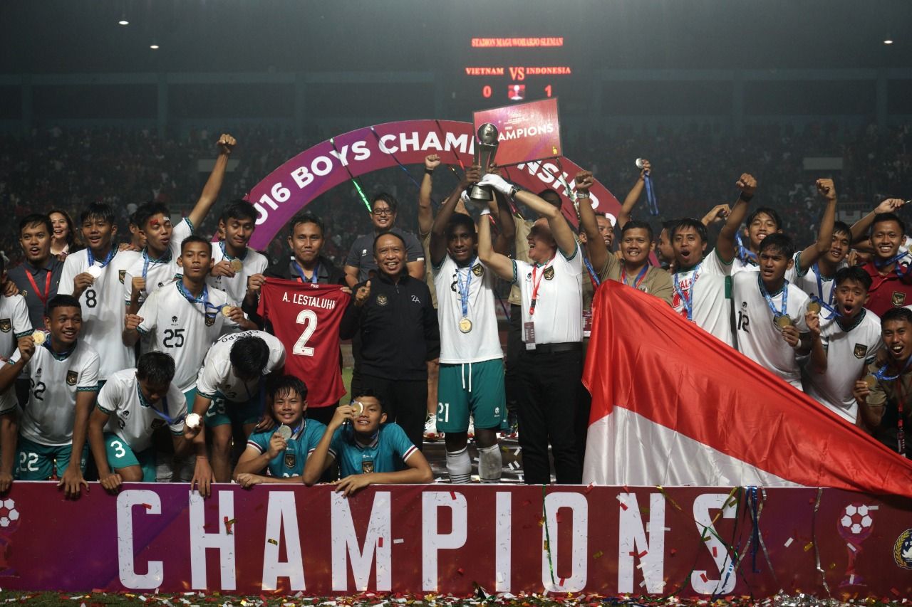 Skuad Timnas U16 Usai Juara Piala AFF U16 2022: Dapat Laptop dan Diundang ke Istana