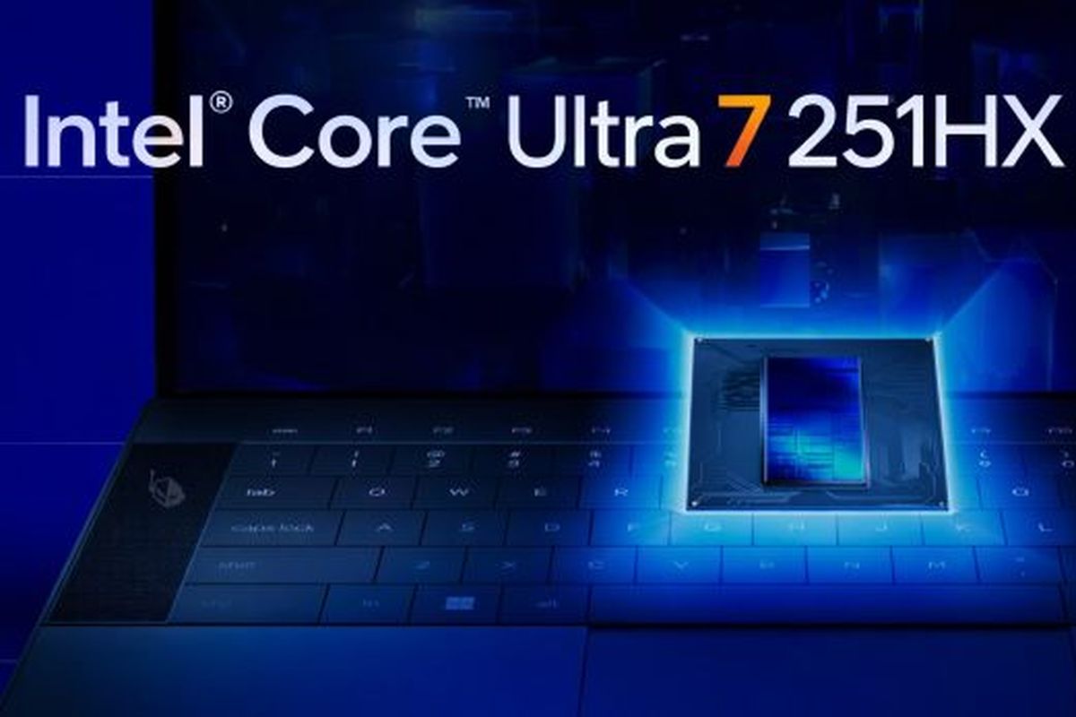 Inti Core Intel Rilis Core Ultra 7 251HX, Versi Lebih Ringan dari 255HX