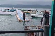 Jembatan Apung di Pulau Bawean Gresik Putus Imbas Cuaca Buruk