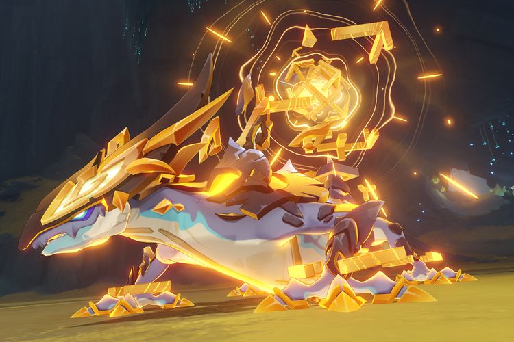 Monster boss baru di Genshin Impact 6.4 bernama Radiant Moongecko.