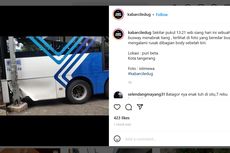 Kecelakaan Lagi, Kali Ini Bus Transjakarta Tabrak Tiang di Tangerang