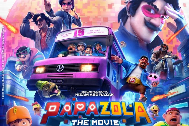 Sukses di Malaysia, Film Animasi Papa Zola The Movie Akan Tayang di Indonesia 