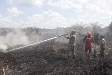 5 Hektar Lahan Gambur di Rokan Hulu Sudah Terbakar 4 Hari, Helikopter Bantu Pemadaman