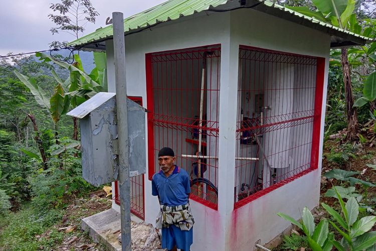 Wujud separator instalasi pemanfaatan gas rawa di Desa Bantar, Kecamatan Wanayasa, Kabupaten Banjarnegara, Jawa Tengah (Jateng) yang digunakan warga untuk mengganti penggunaan gas elpiji sehari-hari, Kamis (22/6/2023).