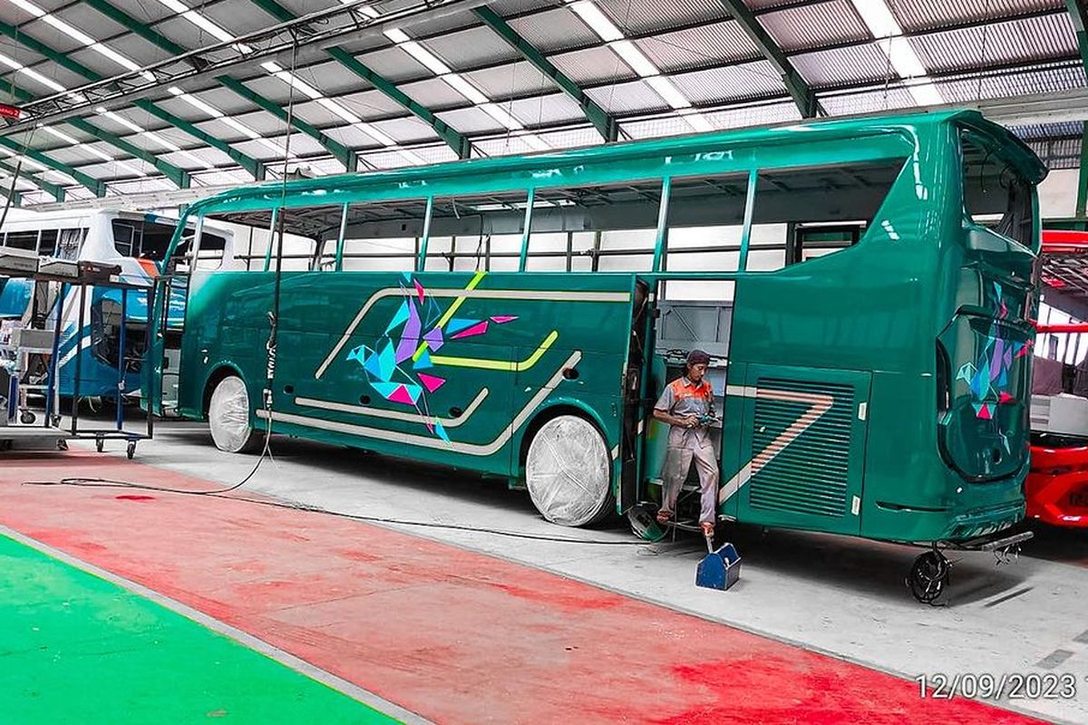 Bocoran bus baru PO Efisiensi pakai bodi Jetbus 5