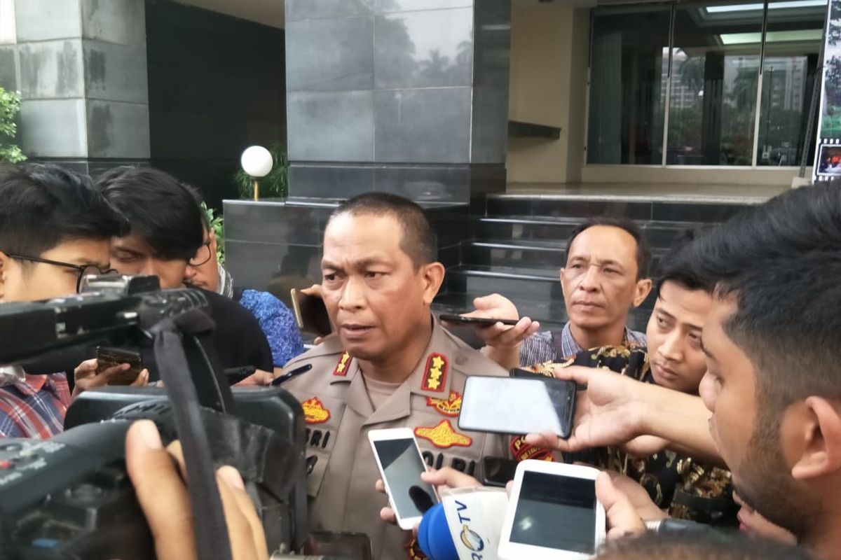 Kepala Bidang Humas Polda Metro Jaya Kombes Yusri Yunus di Polda Metro Jaya, Jakarta Selatan, Jumat (22/11/2019).