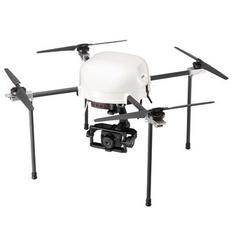 Ilustrasi kamera Sony ILX-LR1 terpasang di drone