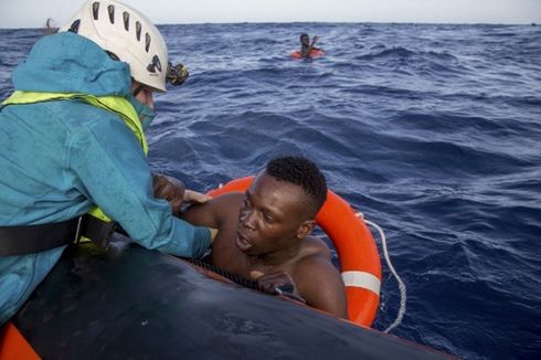 Dalam 1 Hari, Pemerintah Italia Selamatkan 1.100 Imigran Asal Libya