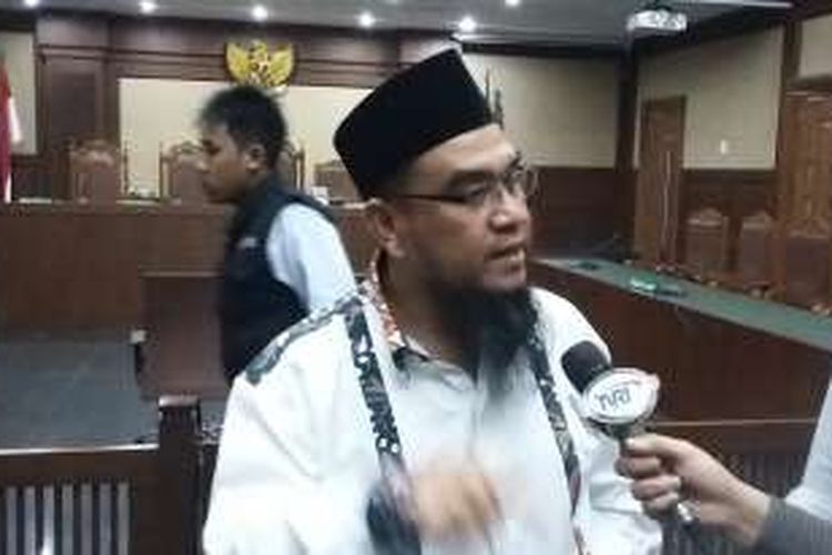 Mantan Wakil Ketua DPRD Sumatera Utara, Kamaluddin Harahap di Pengadilan Tindak Pidana Korupsi, Jakarta, Senin (16/5/2016).,