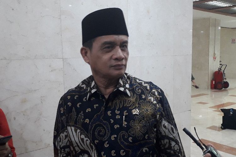 Anggota Dewan Penasihat DPP Partai Gerindra Raden Muhammad Syafii di Gedung DPR, Jakarta, Senin (1/7/2019).