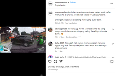 Video Viral, Pengemudi Toyota Fortuner Potong Jalan Ambulans
