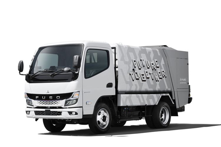 Truk listrik Mitsubishi Fuso eCanter akan dipamerkan pada Japan Mobility Show 2023