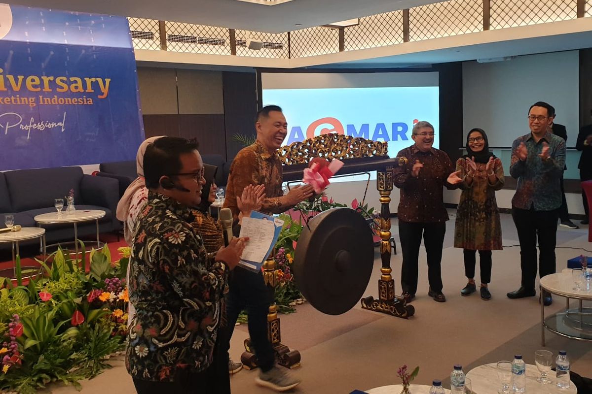 Simposiun Guru Marketing Indonesia diadakan AGMARI (Asosiasi Guru Marketing Indonesia) sekaligus memeringati HUT pertama di Jakarta pada Jumat (6/3/2020).