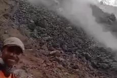 Viral, Video Warga Nekat Lihat Aliran Lava Gunung Ile Lewotolok dari Dekat