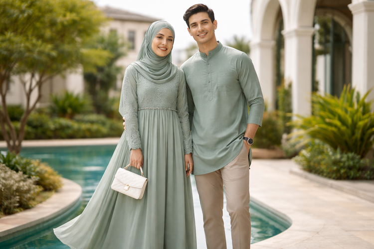 Baju couple lebaran