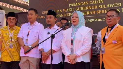 Daftar Lengkap Cagub-Cawagub Pilkada Sulawesi Selatan 2024