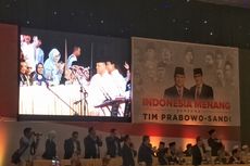 Mantan Panglima TNI Gatot Nurmantyo Hadiri Pidato Kebangsaan Prabowo