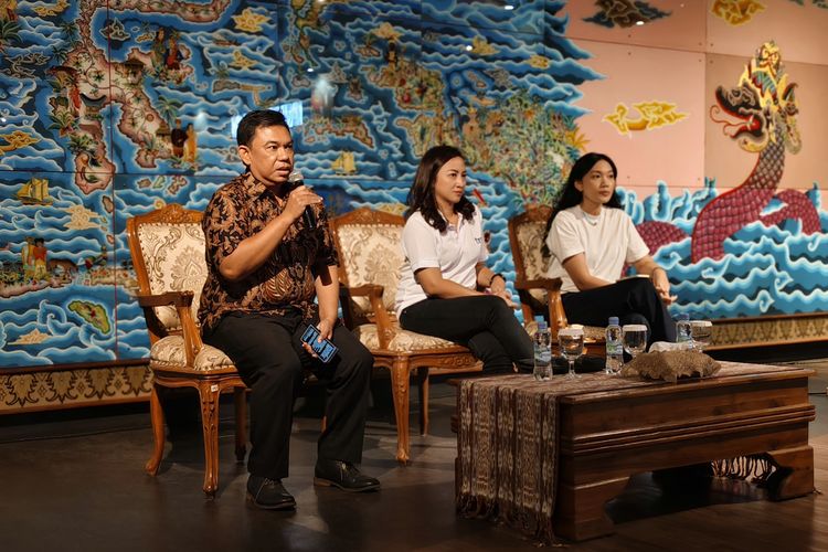 Direktur Utama Arsipro, Andy Sadruddin Rahardian di Museum Indonesia, Taman Mini Indonesia Indah, Rabu (26/6/2024). 
