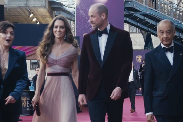 Penampilan Prince dan Princess Wales di British Academy Film Awards 2026 pada 22 Februari 2026.