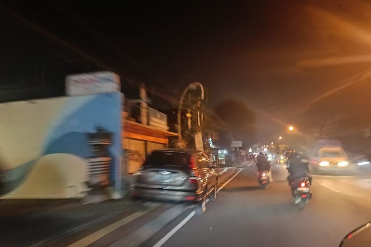 Suasana Kota Denpasar saat pemadaman, Jumat (2/5/2025).