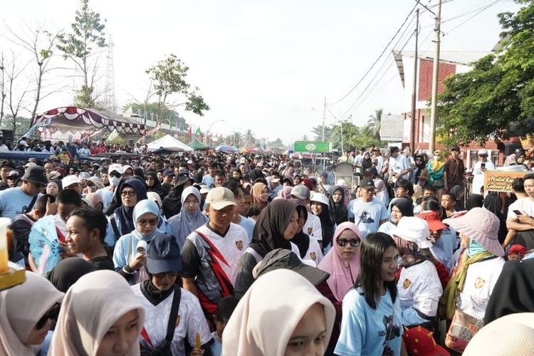 Peserta Fun Walk Kalteng Berkah.