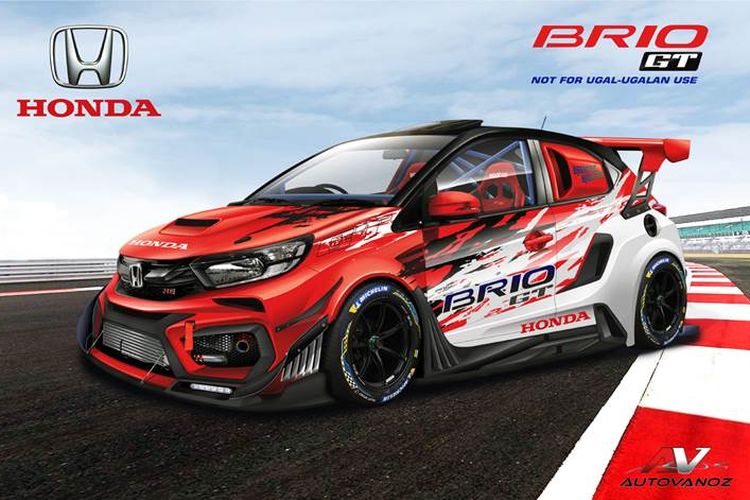 Inspirasi Modifikasi Virtual Honda Brio, Jadi Naik Kelas