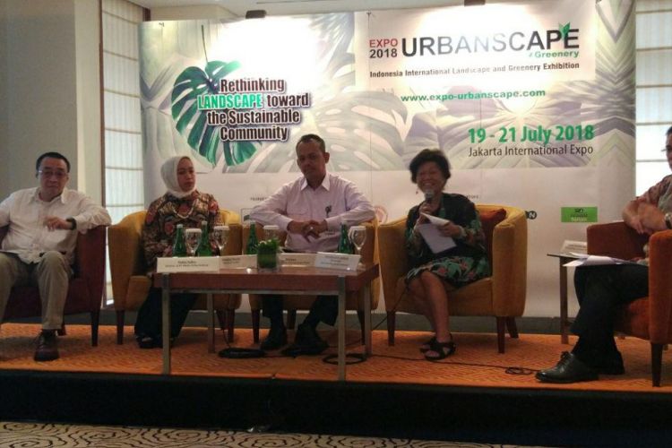 Konferensi pers Urbanscape di Jakarta, Rabu (17/1/2018).