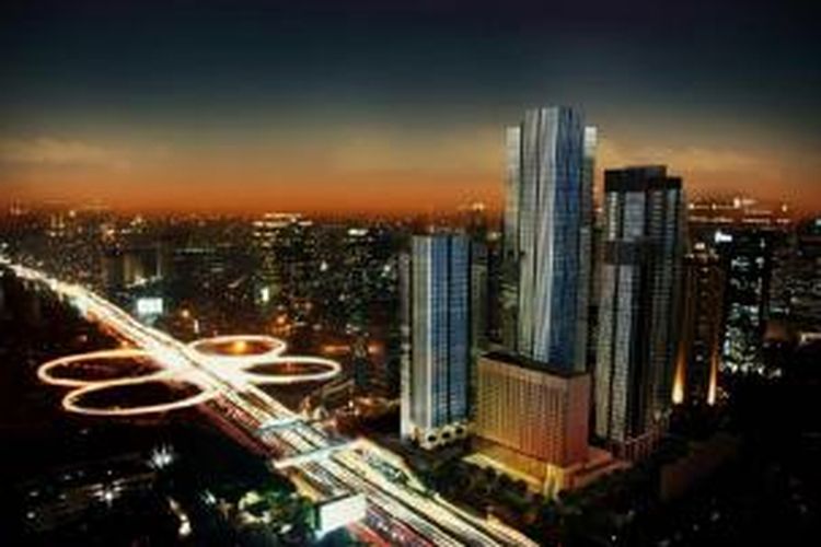 Mangkuluhur City, di Jl Gatot Subroto, Jakarta Pusat