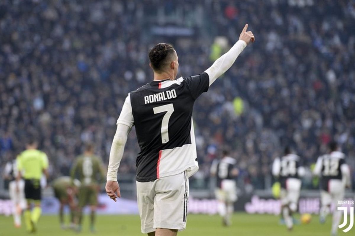 Penyerang Juventus, Cristiano Ronaldo.