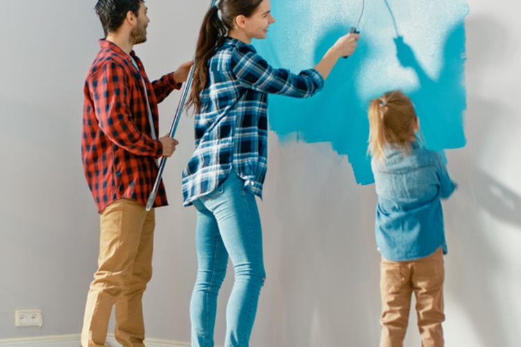 Perhatikan, Ini 4 Tips Mengecat Dinding Saat Musim Hujan