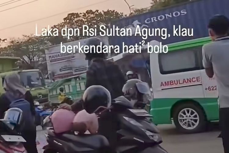 Mahasiswi Unissula Tewas Usai Terlibat Kecelakaan di Jalan Kaligawe, Ini Kronologinya