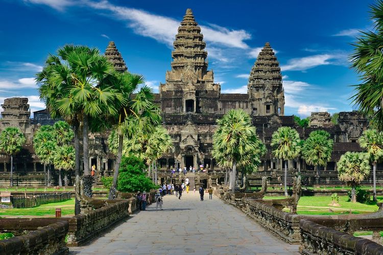 Angkor Wat di Kamboja.