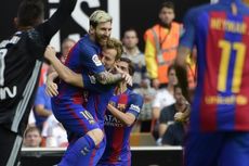 Messi Cetak Gol, Barcelona Menang Dramatis atas Valencia