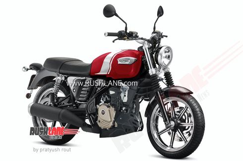 Rendering Motor Baru Triumph Berkubikasi 200cc