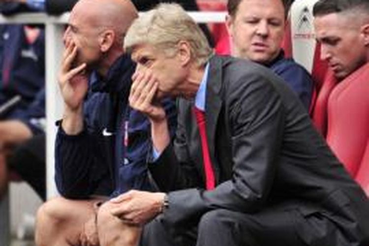 Manajer Arsenal, Arsene Wenger.